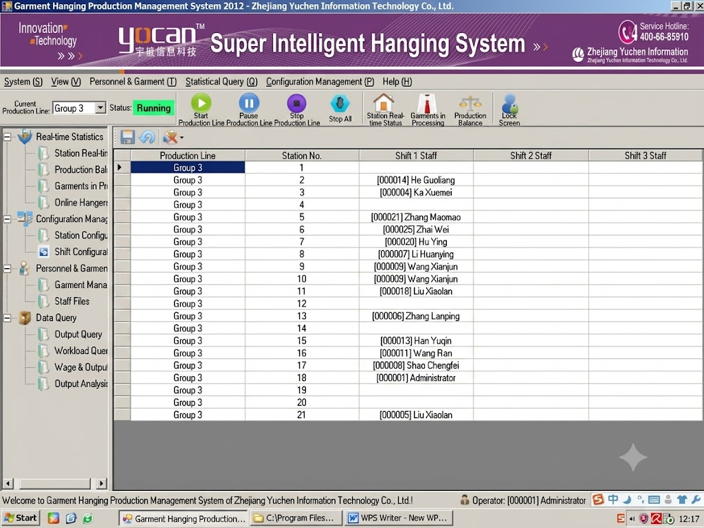 Intelligent clothing hanging system overview